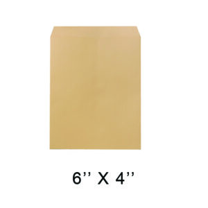 Envelope 6" x 4" Brown (Box=500Pcs)