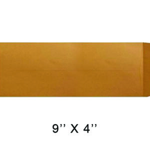 Envelope 9"x 4'' Brown (Box=500Pcs)