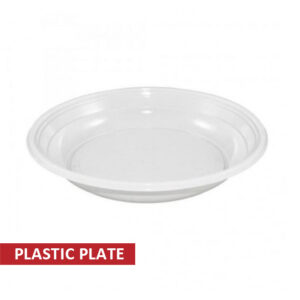 PLASTIC PLATE SET 23 CM