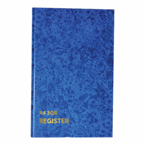 Register Book A4 3QR