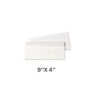 Envelope 9''x 4'' White (Box=500Pcs)