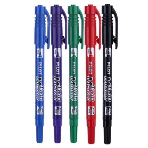 Pilot Twin Marker Pen (Pkt=12Pcs)