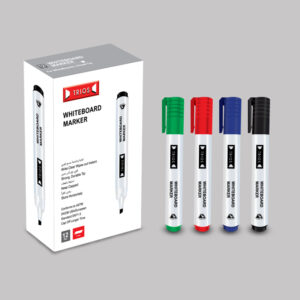 WHITE BOARD MARKER TRIOS (BLACK,RED,GREEN,BLUE) (12 Pcs)