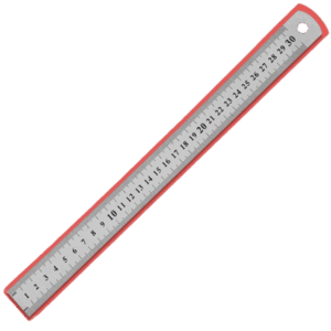 Steel Metal Ruler 30 CM