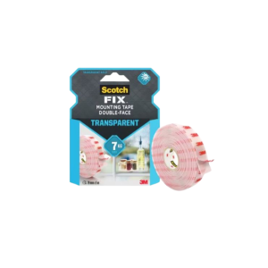 SCOTCH MOUNT TRANSPERENT DOUBLE FACE MOUNTING TAPE 19X1.5 MM
