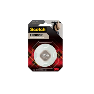 Scotch Indoor Double-Sided Mounting Tape 114S, 2,54 cm x 1,27 m